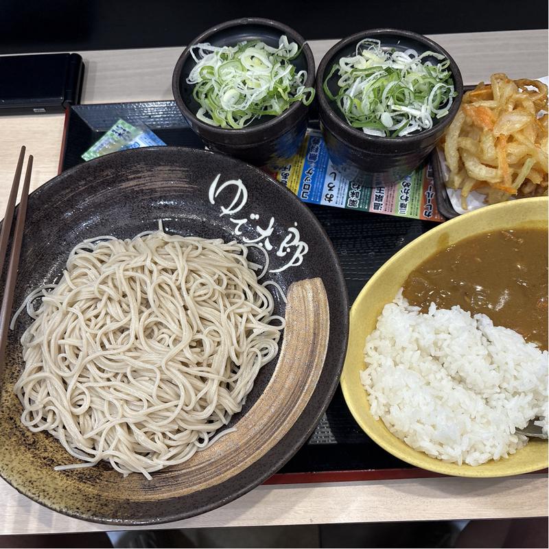 朝セット　カレー(ゆで太郎 三郷上彦名店)