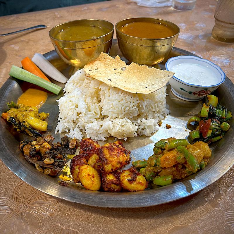 ネパールスペシャルセット(マトンカレー)(THALI INDIAN NEPALI RESTURANT (タリー))