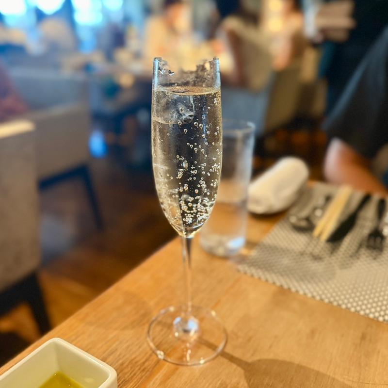 洋梨のスパークリング(FUNATSURU KYOTO KAMOGAWA RESORT （フナツルキョウトカモガワリゾート）)