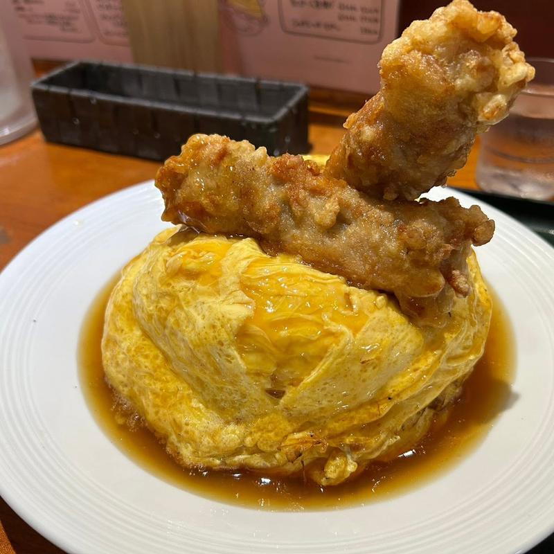 とり唐天津飯 大盛り(天津飯専門店 てん)