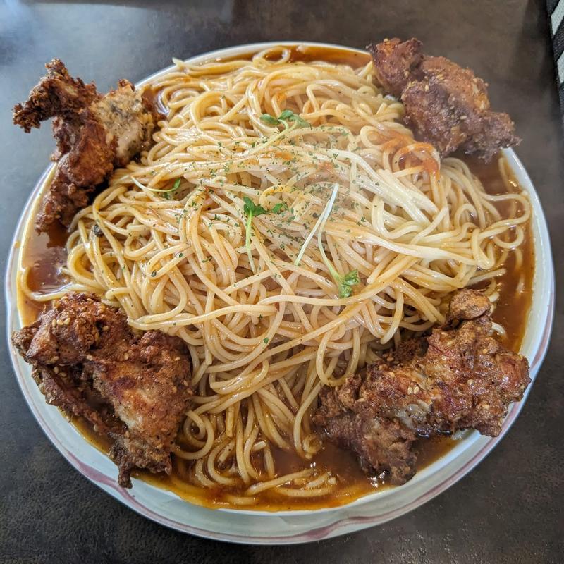 唐揚げあんかけスパ 大盛り(フレンズ)