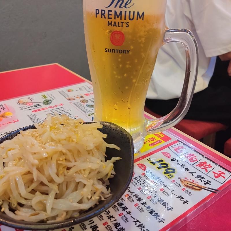 生ビール(餃子のかっちゃん)