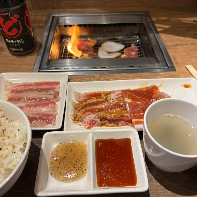 牛豚鶏3種盛り(焼肉ライク さんすて岡山店)