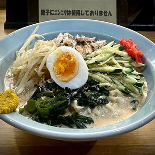 胡麻ダレ冷やし中華 餃子セット(らーめん 三吉)
