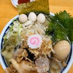 豚しゃぶ冷かけ 並 まさお3個 辛味付き