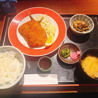 アジフライ定食