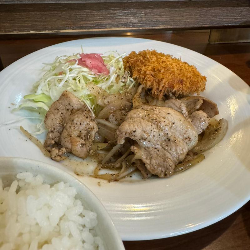 欲張りランチセット(キッチン ニューほしの)