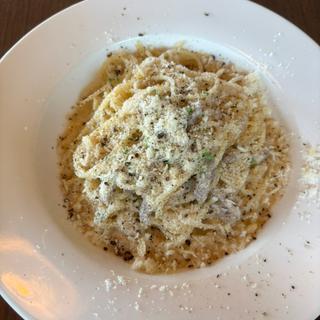 ローズポークと黒胡椒パスタ