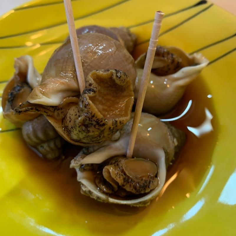 磯つぶ貝煮(ほそぼそ亭)