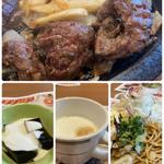 ステーキ屋さんの炭焼きカルビランチ