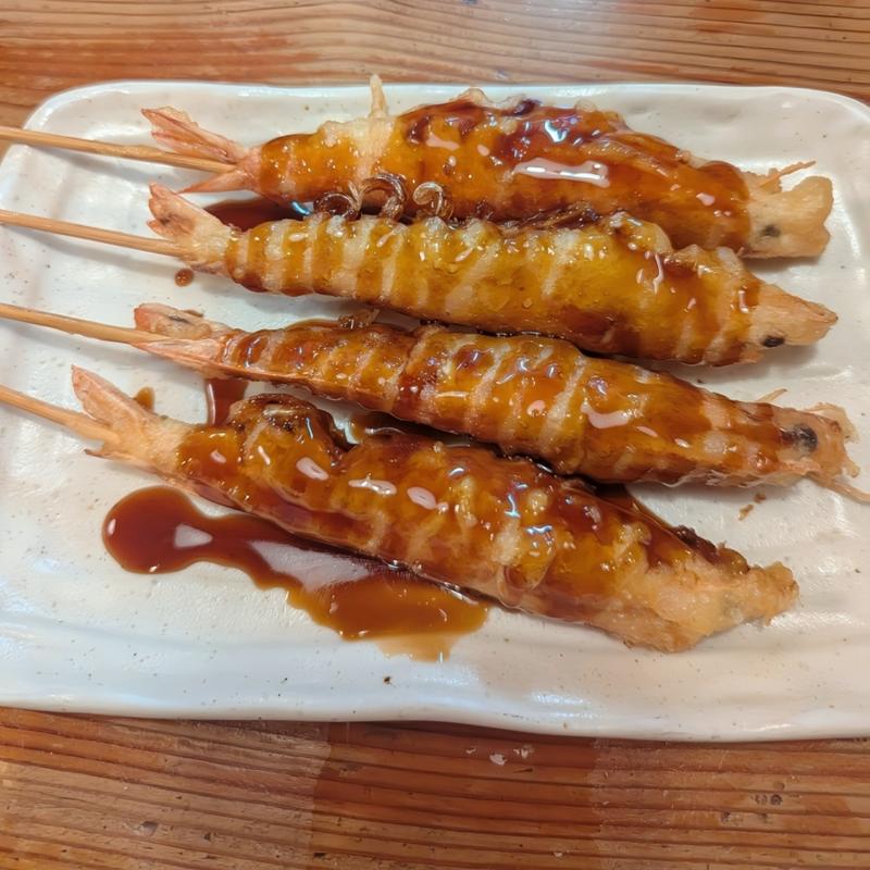 まるごとえび天串(鳥貴族 布施北口店（旧布施西店）)