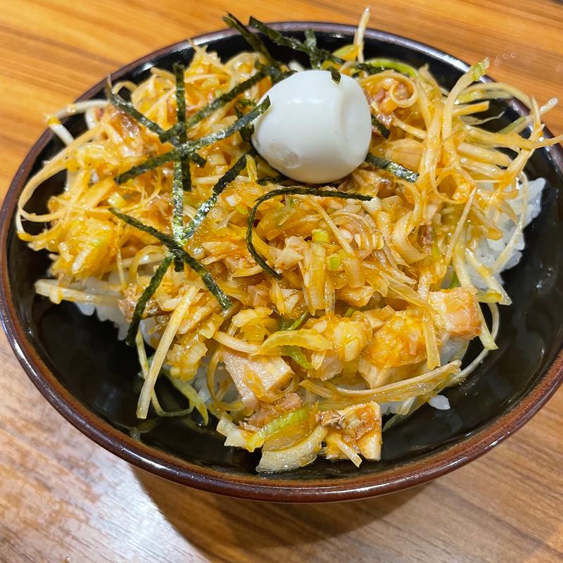 ミニねぎチャ丼(横浜家系ラーメン 壱角家 広島祇園店)