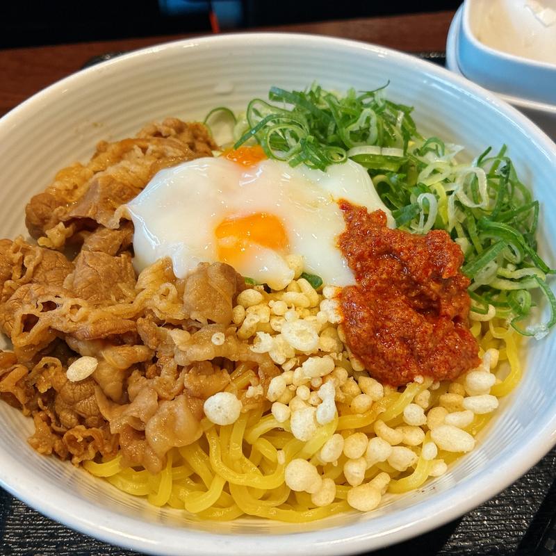 牛玉スタミナまぜそば(吉野家 ドーチカ店)