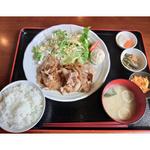 白金豚のしょうが焼き