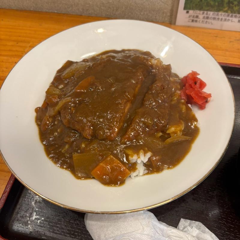 カレーライス(ハムカツ入)(ことぶきや )