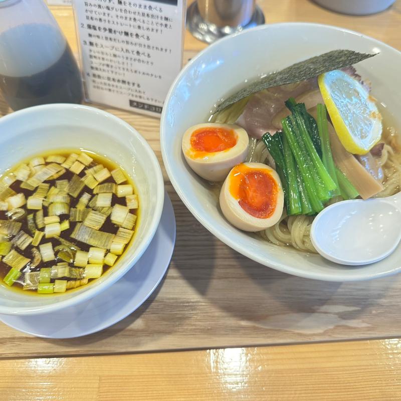 昆布水つけ麺(メンドコロ天鳳)