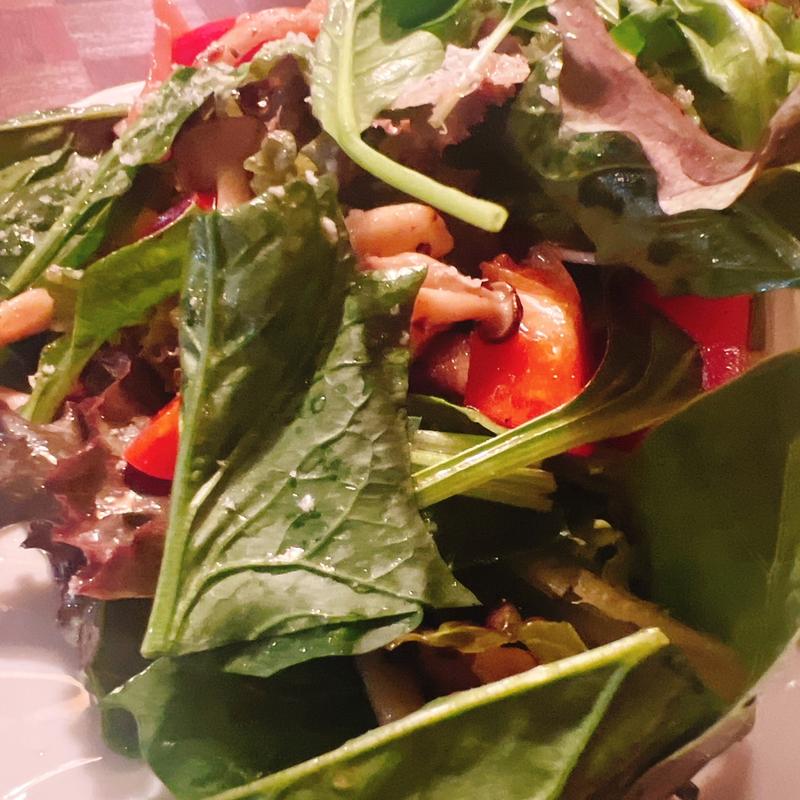 ほうれん草ベーコンサラダ(ステーキハウス ニューテキサス)