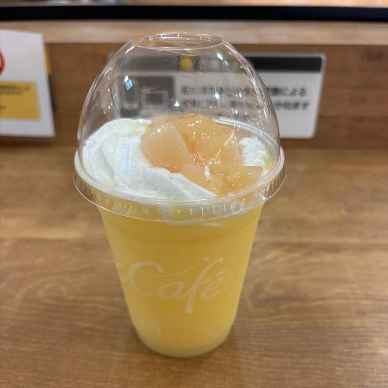 もものミックスフルーツフラッペ(マクドナルド イオンモール岡崎店)