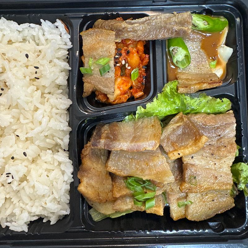 サムギョプサル弁当(OKUDO DINNING&CAFE 大久堂 오쿠당)