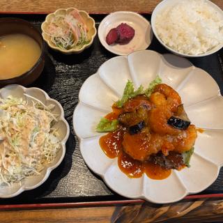 海老チリソース膳