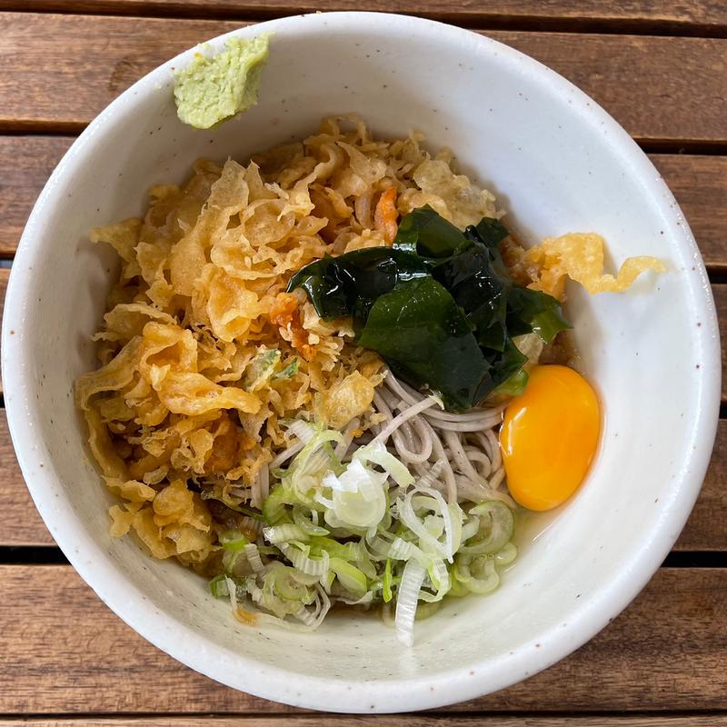 冷やしたぬきそば(蕎麦 はないち)