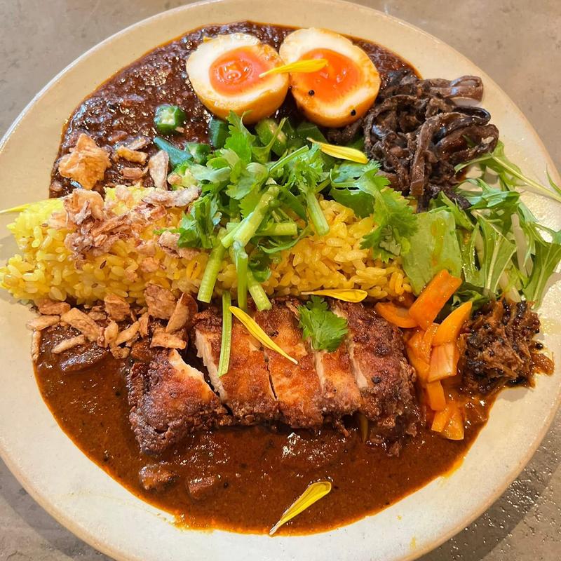 あいがけ スパイス卵(simori_kitchen シモリキッチン)