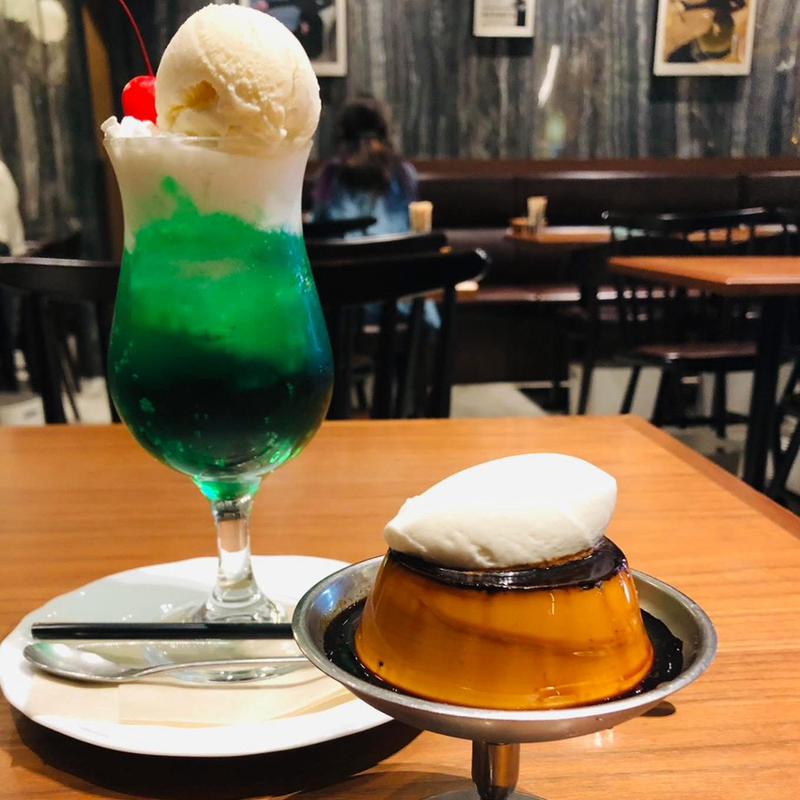 ととのうプリン ザクリームソーダ (パーラー大箸（純洋食とスイーツ パーラー大箸）)