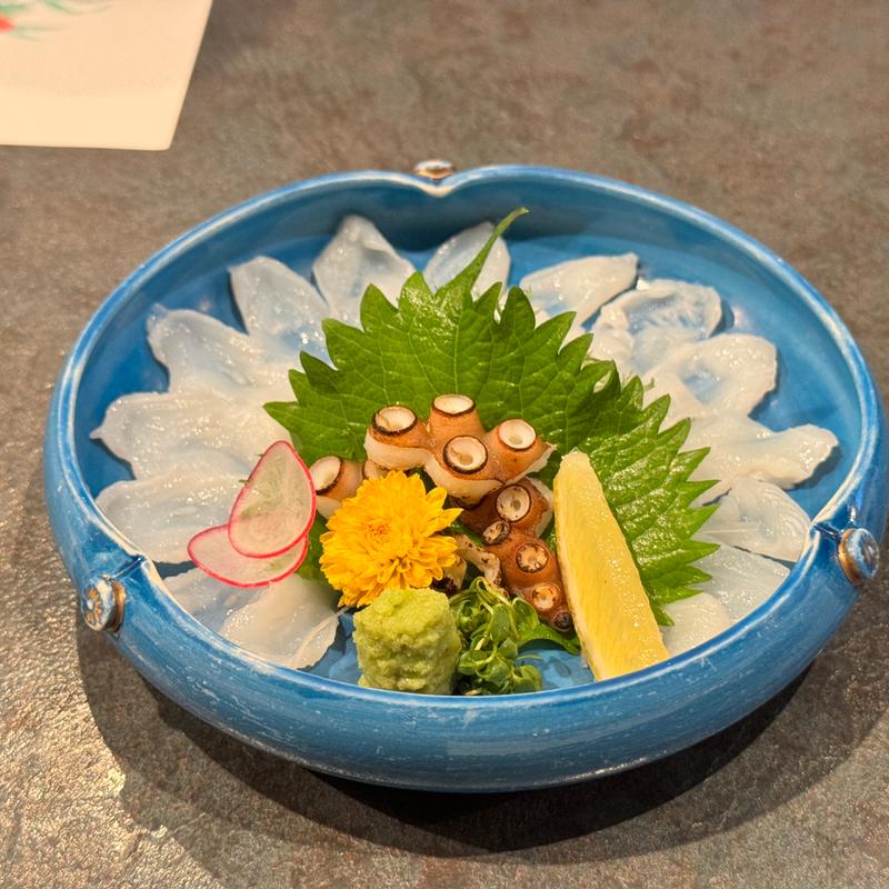 活たこお造り(和彩酒膳植おか )