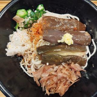 揚げナスおろしそば