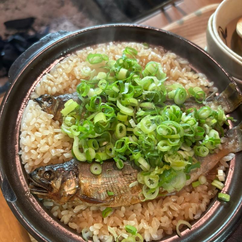 鮎ごはん(鮎の茶屋 （あゆのちゃや）)