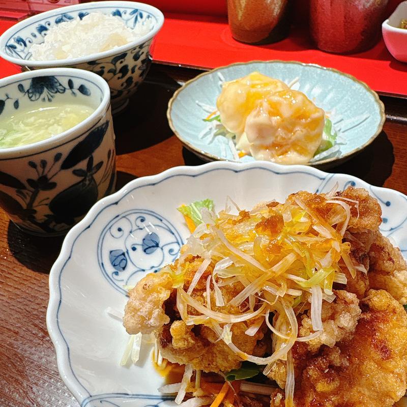 油淋鶏（お得ランチ）(梅香（メイシャン）地蔵横丁店)