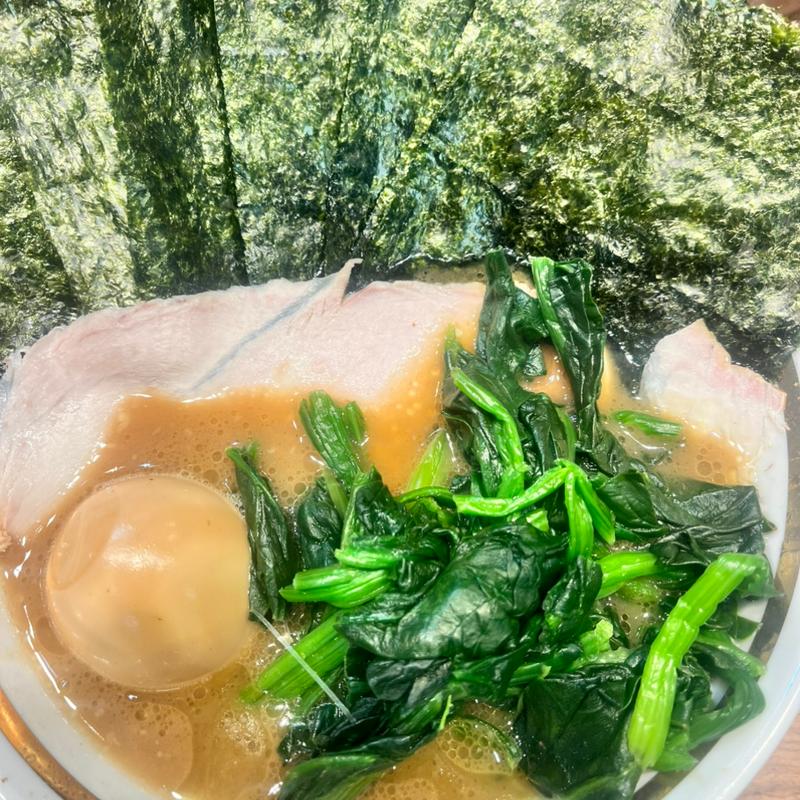 直伝ラーメン(家系ラーメン王道家直伝 との丸家 八千代店 勝田台)