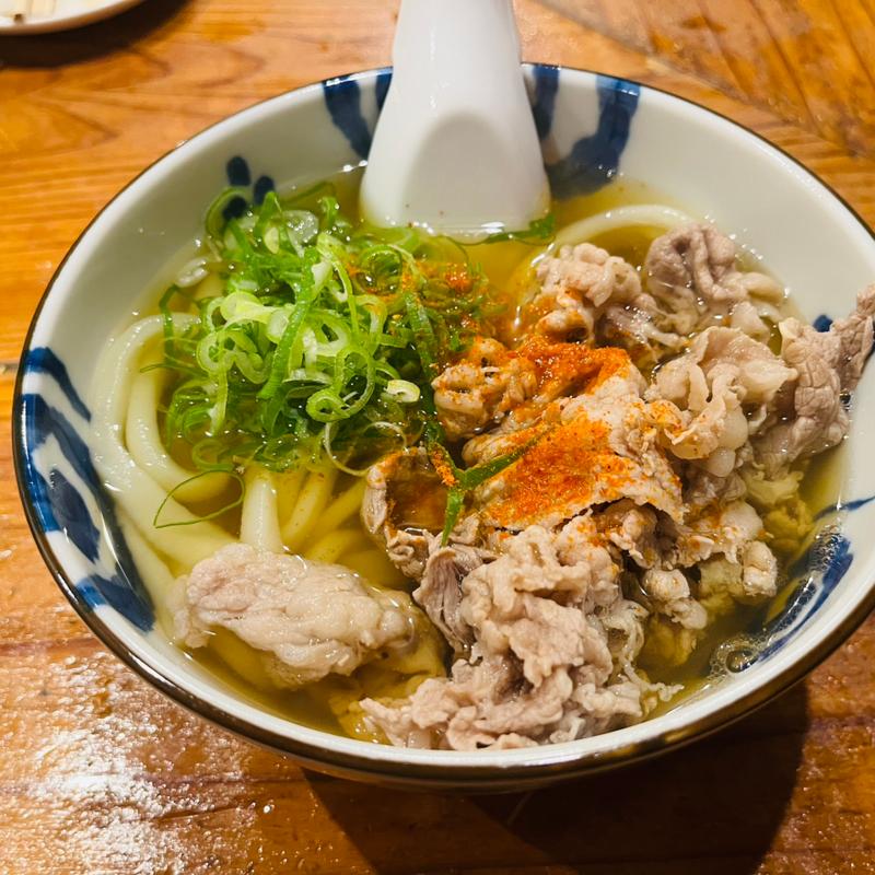 肉うどん(つきよし)