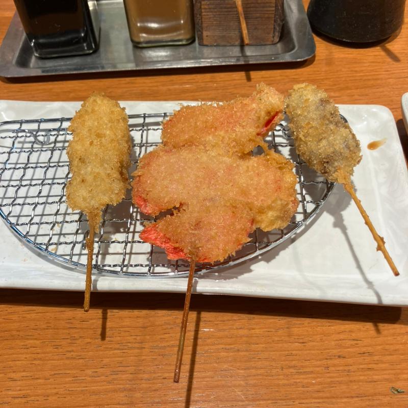 紅しょうが(串揚げ たぬき)