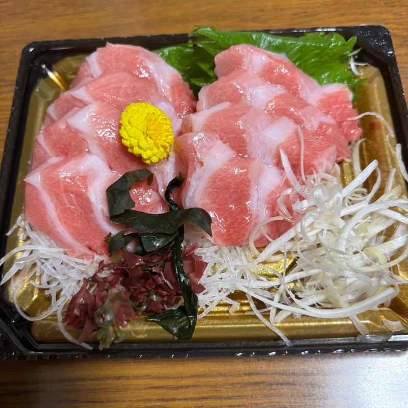 本マグロの腹身中トロ(自宅)