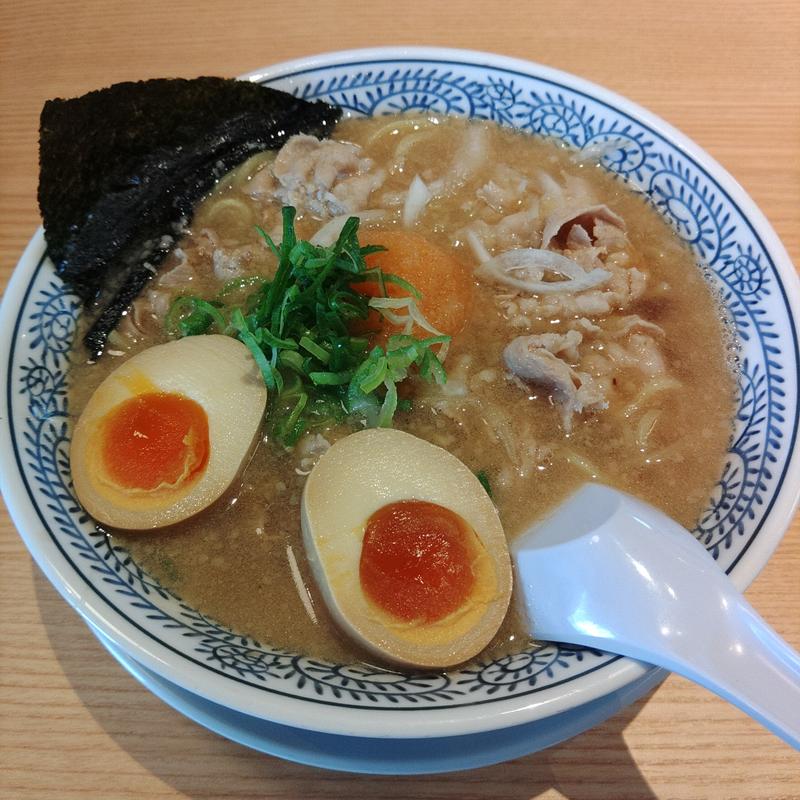 味玉肉そば(丸源ラーメン一関店)