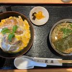 カツ丼セット(そば処 武蔵 戸畑店)