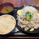 冷しゃぶ定食