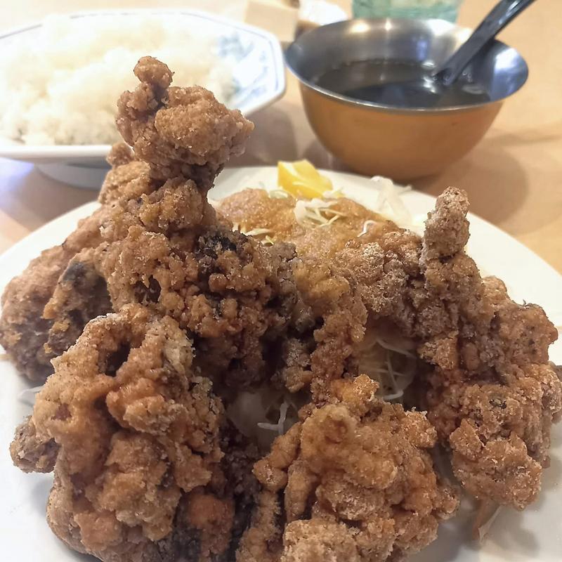 から揚げ定食(味の店　錦　不動前店 )