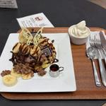 チョコバナナパンケーキ