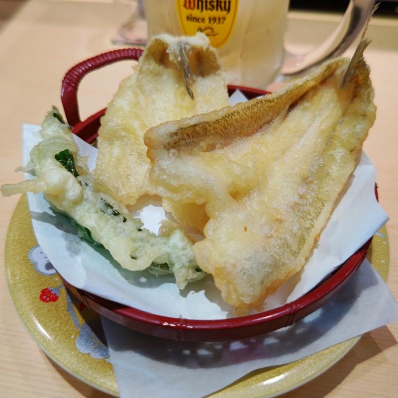 きす天盛り(神奈川回転寿司 二代目ぐるめ亭 港南台バーズ店)