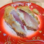 あじレアカツ握り