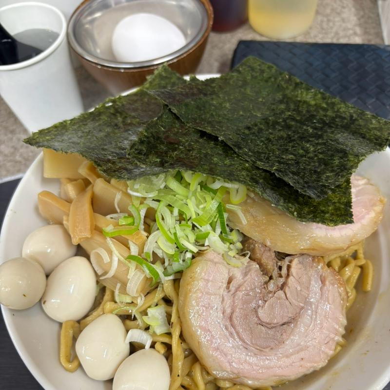煮干しのあぶらそばDX(ラーメン鬼山)