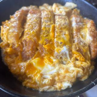 三元豚の厚切りカツ丼