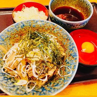 肉盛りそば