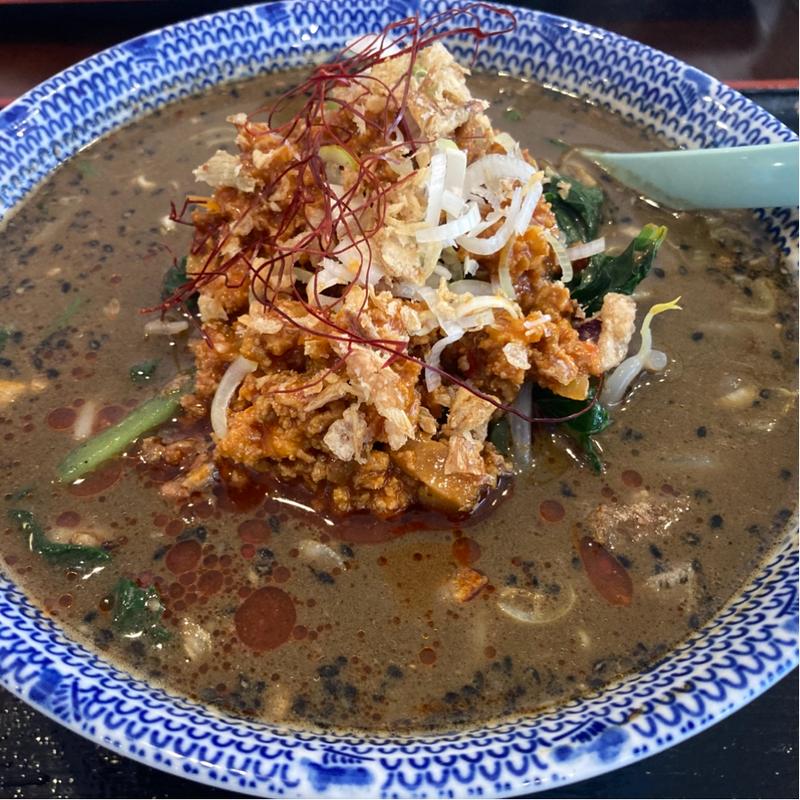 黒胡麻担々麺(中華料理 嘉宴 蒲田店)