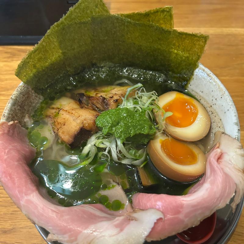 特製木津川ねぎ塩ラーメン(仲本食堂)