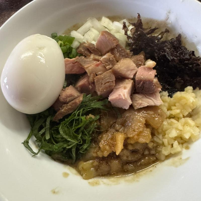 濃厚まぜそば(2番ライト煮干男（ニボメン）)