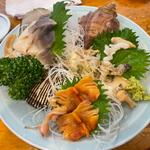 貝刺し盛り