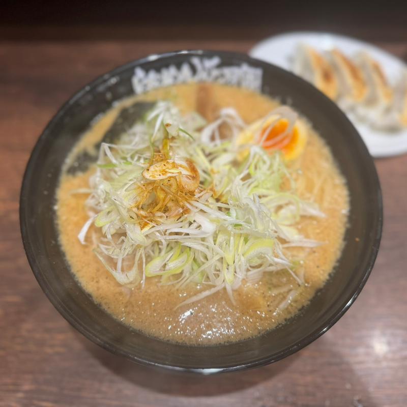 げんこつらあめん：シャキンエギ(らあめん花月嵐 新宿二丁目店)